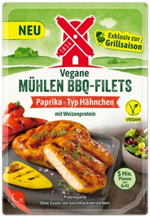 Vegane Mühlen BBQ-Filets oder Vegane Mühlen Rostbratwürstchen im aktuellen Prospekt bei REWE in Calden